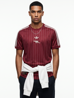 Arsenal Originals Pinstripe Shirt - Burgundy Heritage - Thumbnail 3