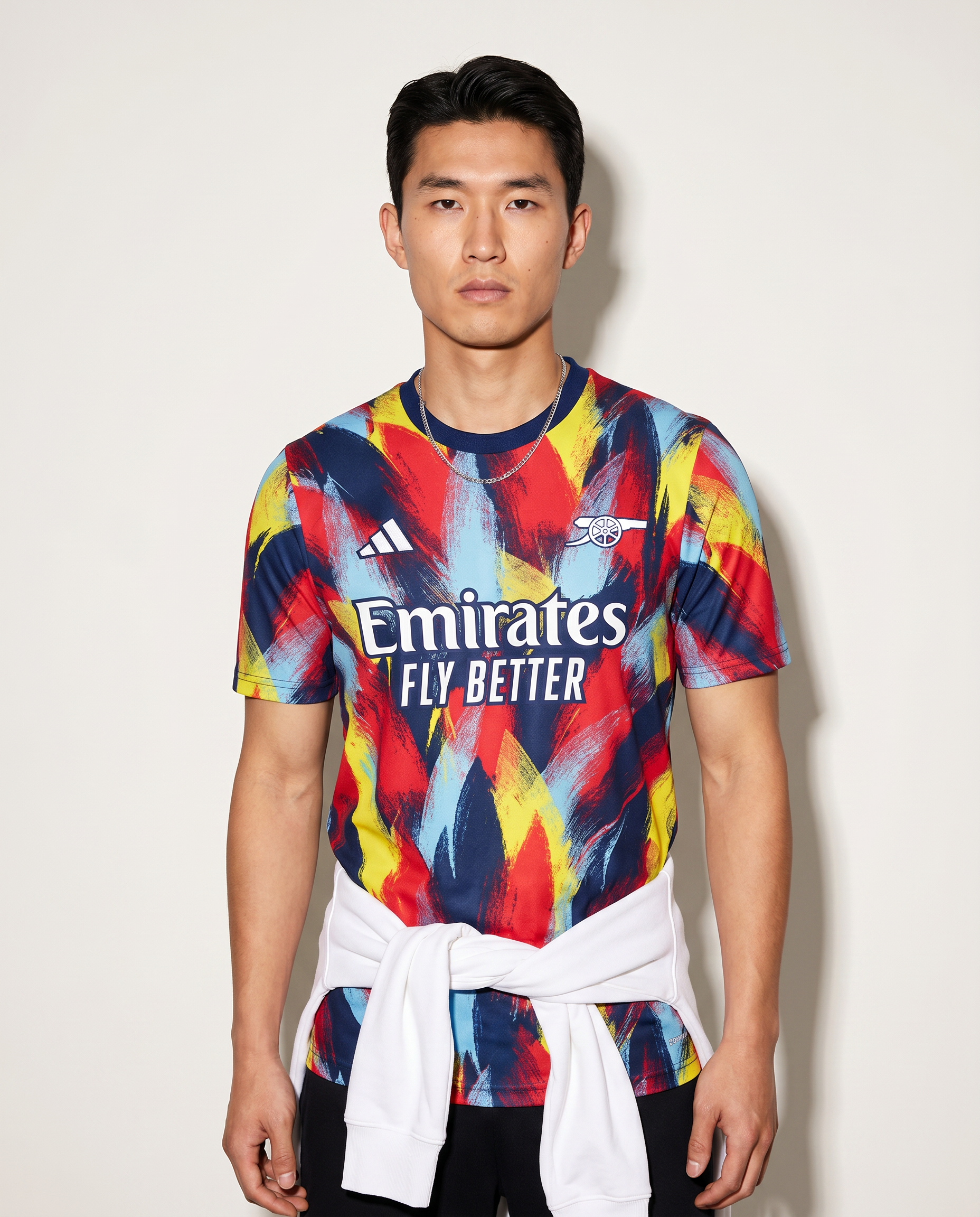 Arsenal Pre-Match Shirt - Mosaic Player Version - Gallery 1