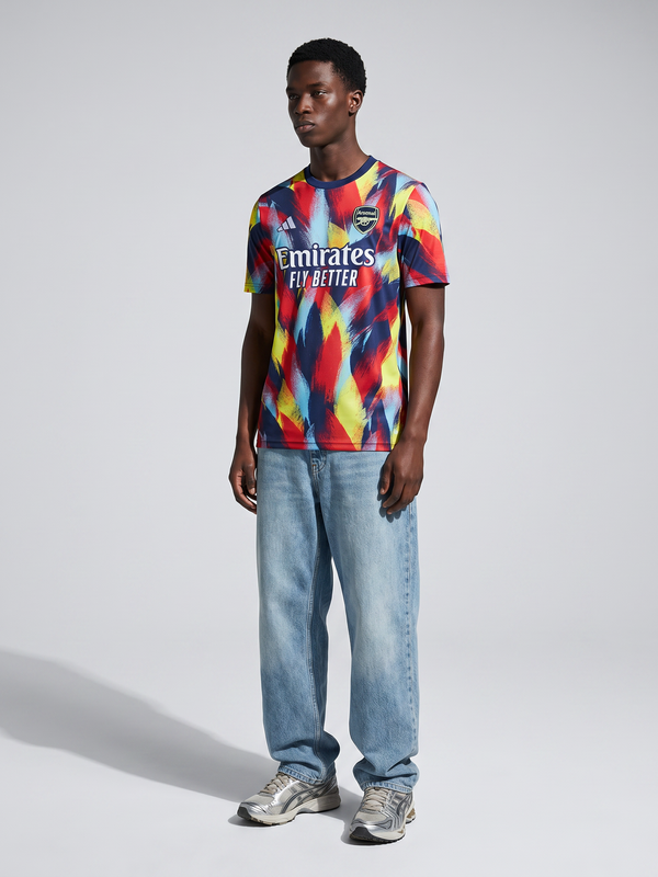 Arsenal Pre-Match Shirt - Mosaic Player Version - Secondary