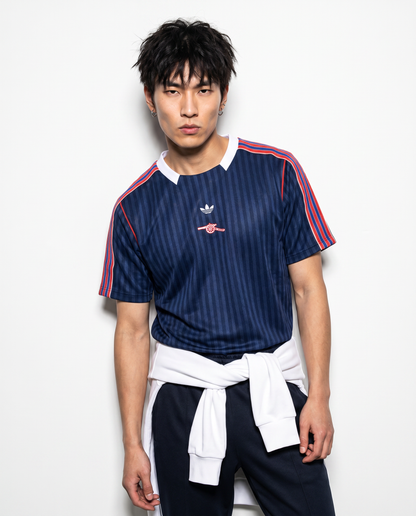 Arsenal Originals Pinstripe Shirt - Navy Throwback