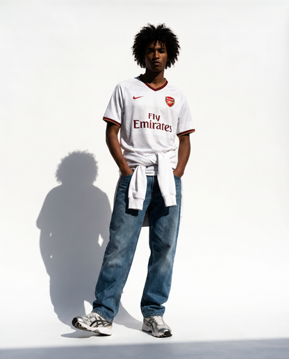 Arsenal Retro Away Shirt 07/08 - White Emirates Era