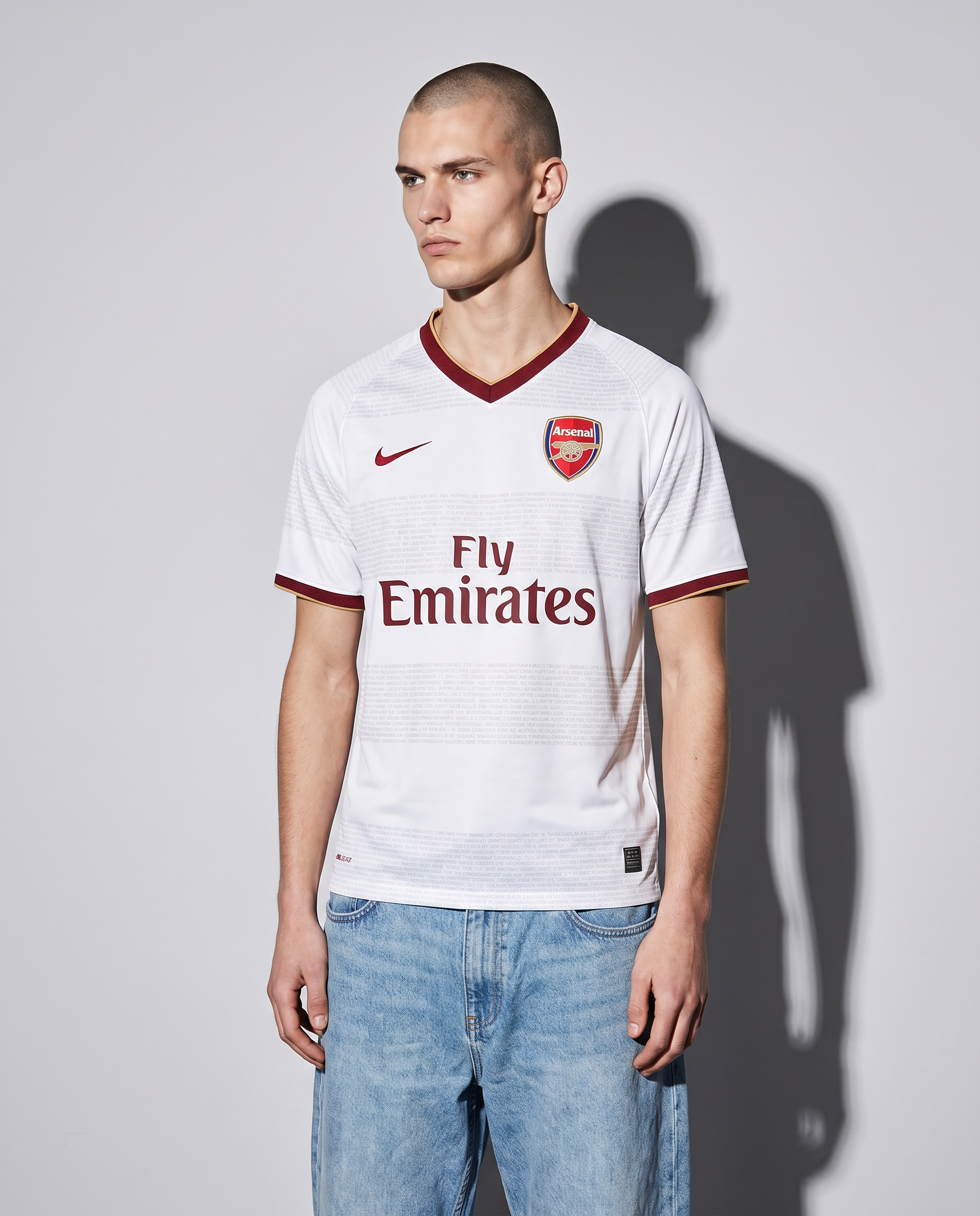 Arsenal Retro Away Shirt 07/08 - White Emirates Era - Gallery 1