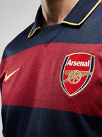 Arsenal Retro Away Shirt 07/08 - Redcurrant Hoops Edition - Thumbnail 2