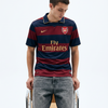 Arsenal Retro Away Shirt 07/08 - Redcurrant Hoops Edition
