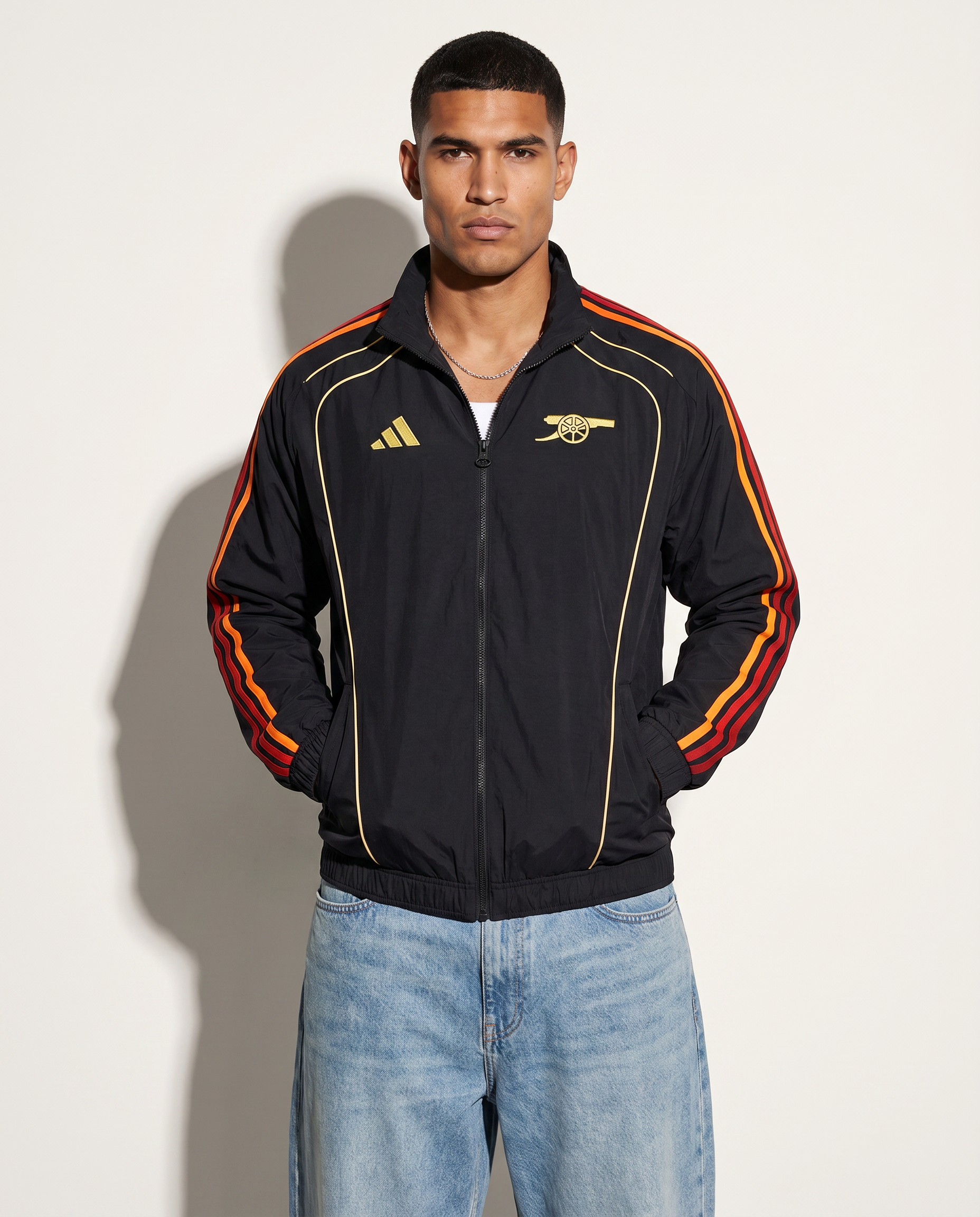 Arsenal Jacket - Black & Gold Special Edition - Gallery 1