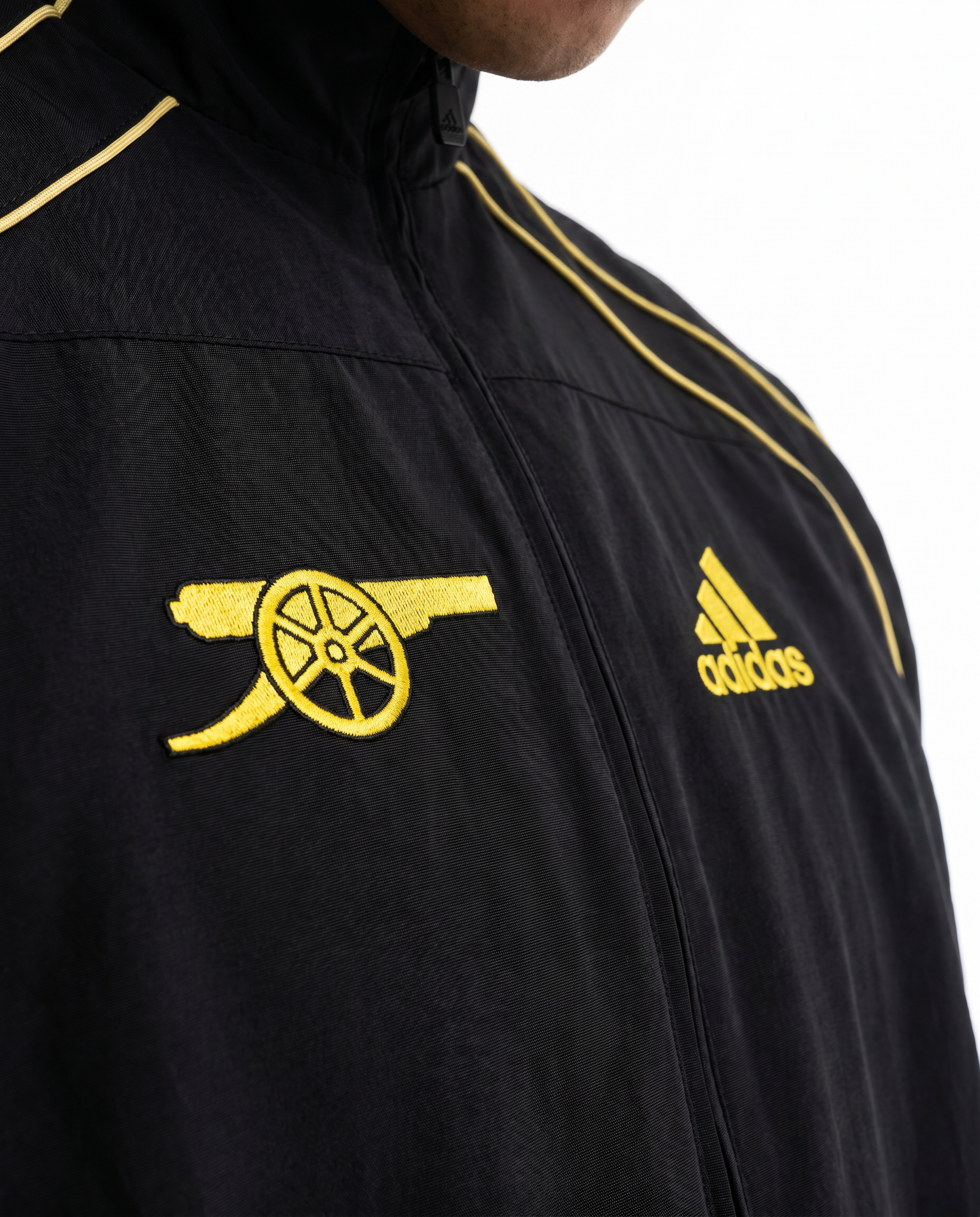Arsenal Jacket - Black & Gold Special Edition - Gallery 2