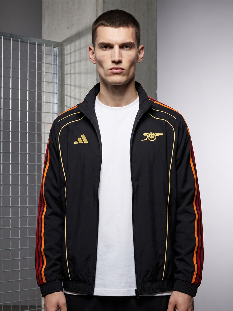 Arsenal Jacket - Black & Gold Special Edition - Image 4