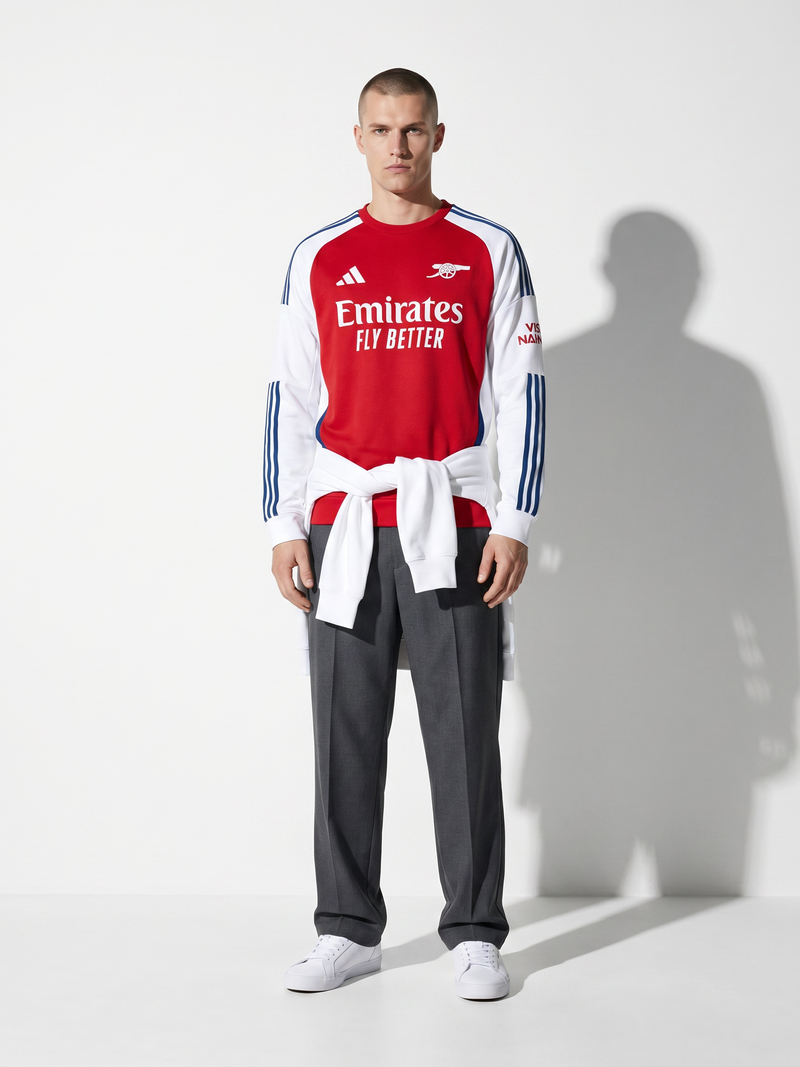 Arsenal Sweatshirt 24/25 - Red Home Matchday Edition - Image 4