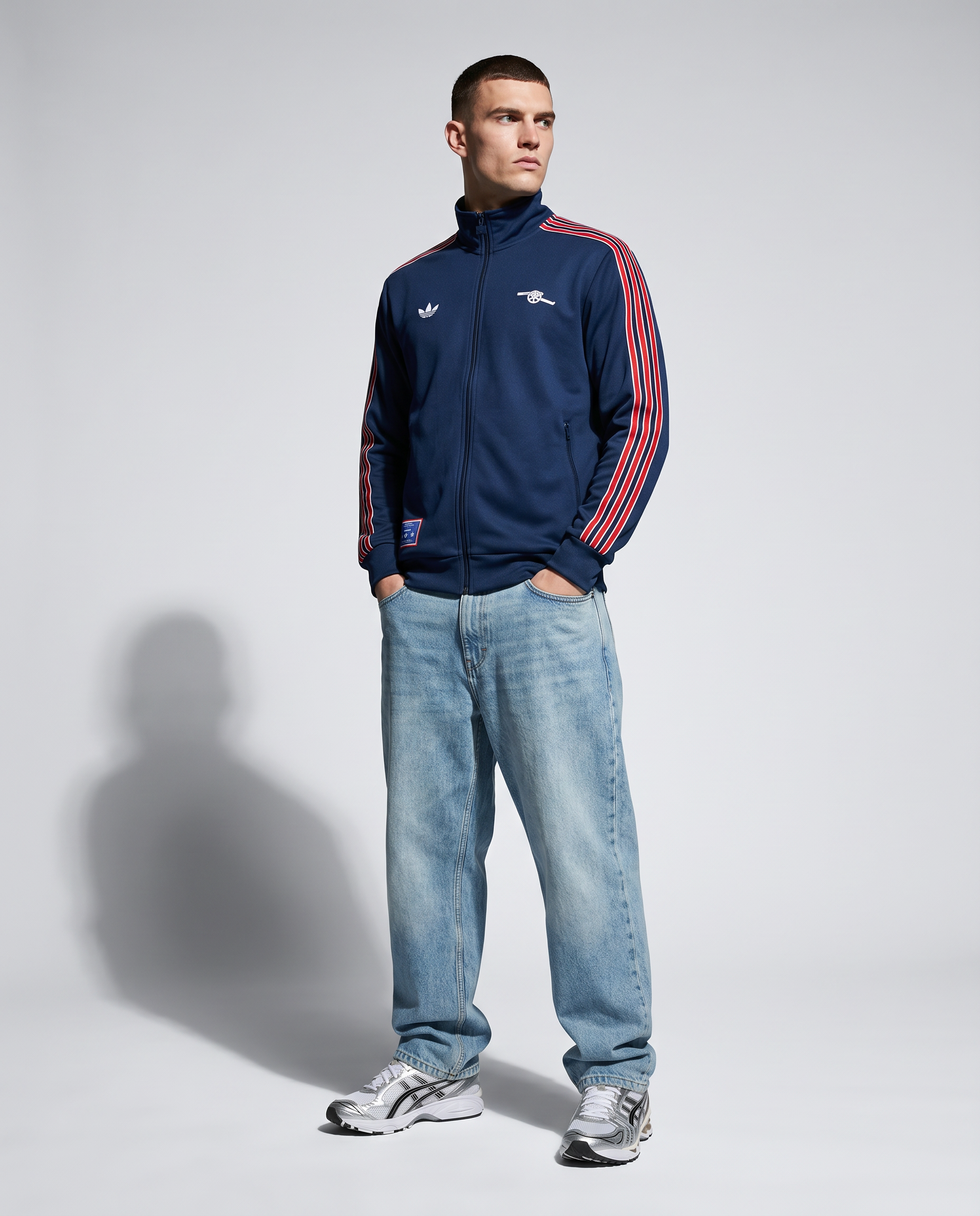Arsenal Originals Track Jacket - Navy Eighties Edition - Gallery 4