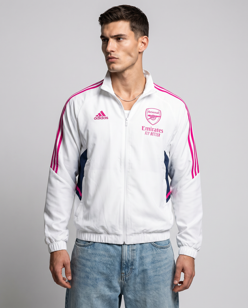 Arsenal Windbreaker - White & Pink Edition