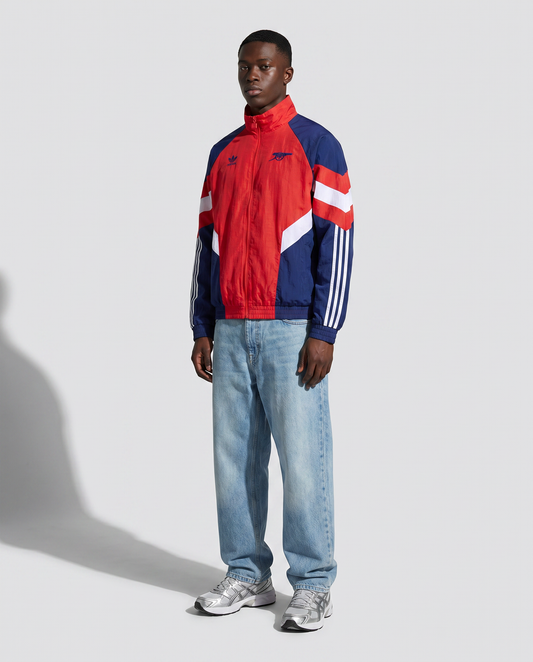 Arsenal Retro Track Jacket - Red & Navy Legends Edition
