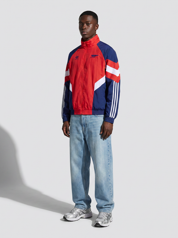 Arsenal Retro Track Jacket - Red & Navy Legends Edition