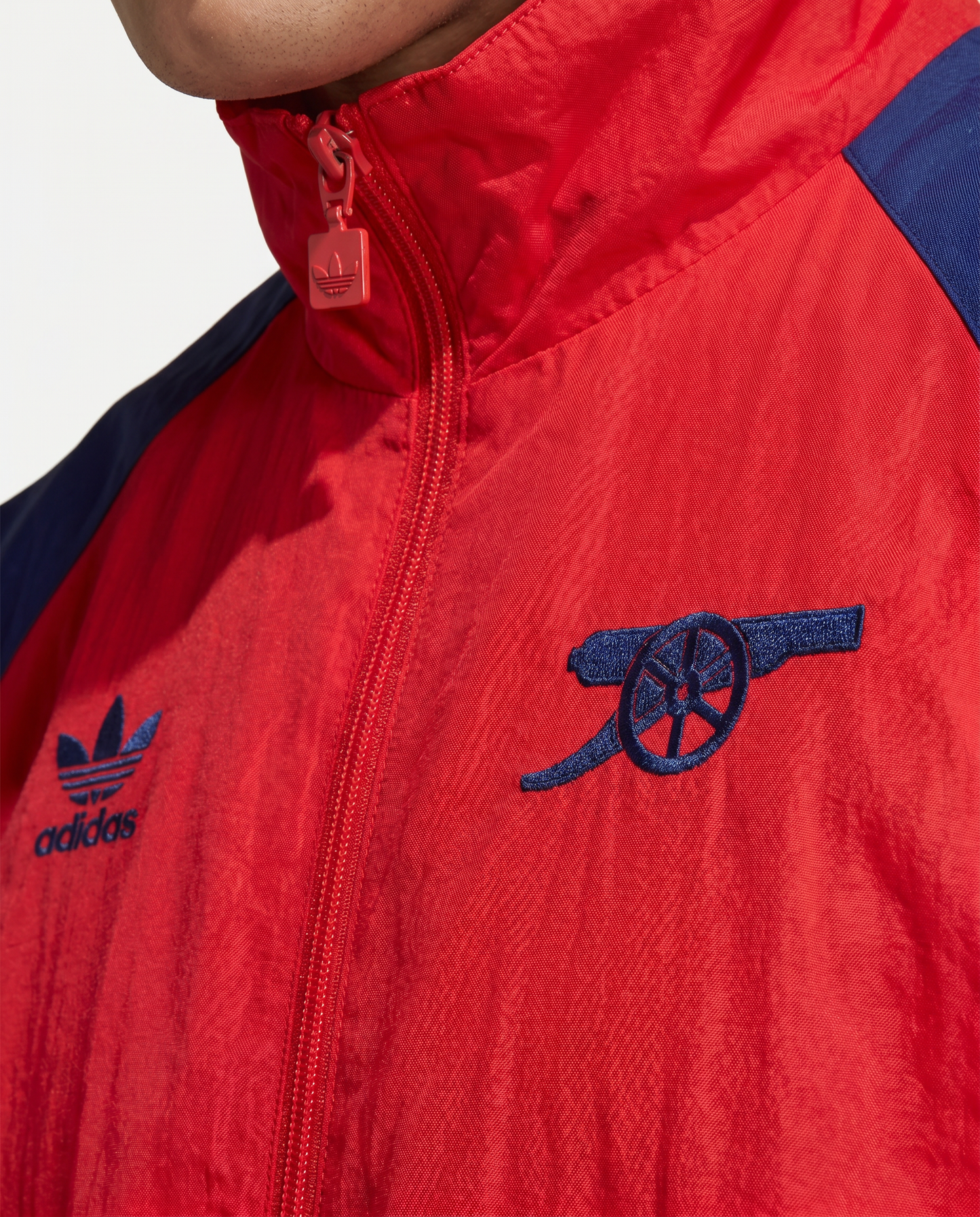 Arsenal Retro Track Jacket - Red & Navy Legends Edition