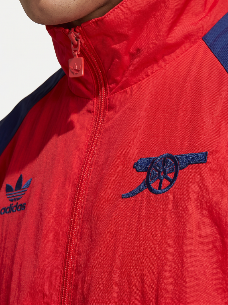 Arsenal Retro Track Jacket - Red & Navy Legends Edition - Image 3