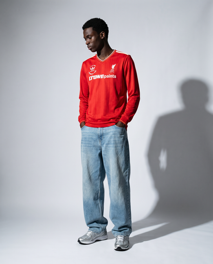 Liverpool Home Retro Long Sleeve Shirt 1985/87