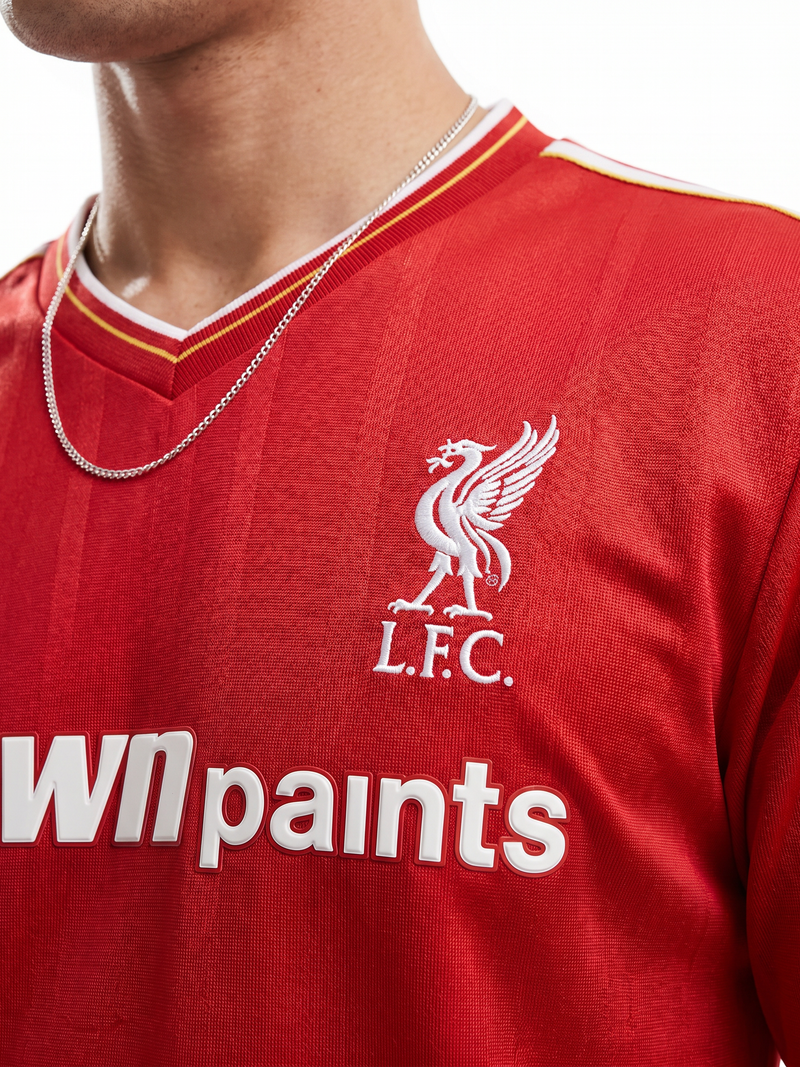 Liverpool Home Retro Long Sleeve Shirt 1985/87 - Image 2