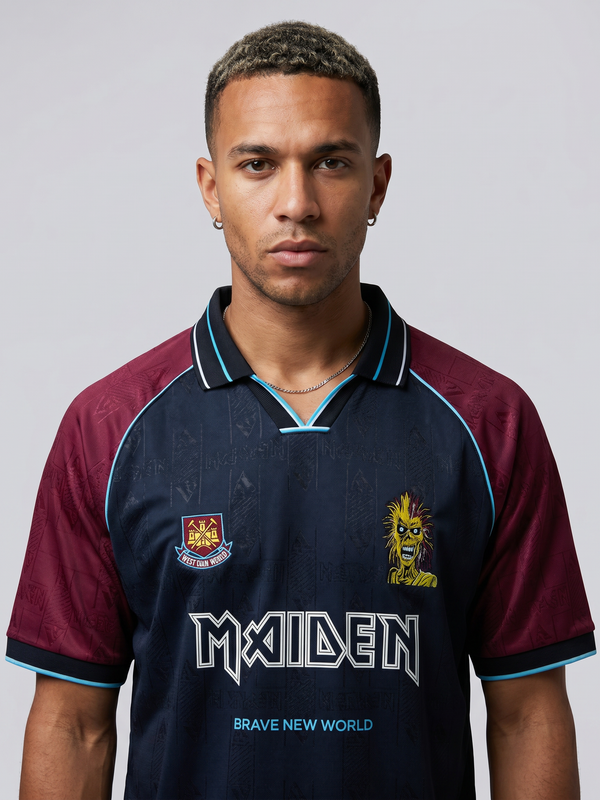 Iron Maiden x West Ham United 'Brave New World' Football Shirt