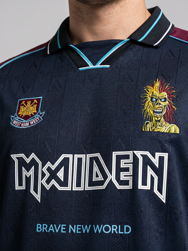 Iron Maiden x West Ham United 'Brave New World' Football Shirt - Secondary