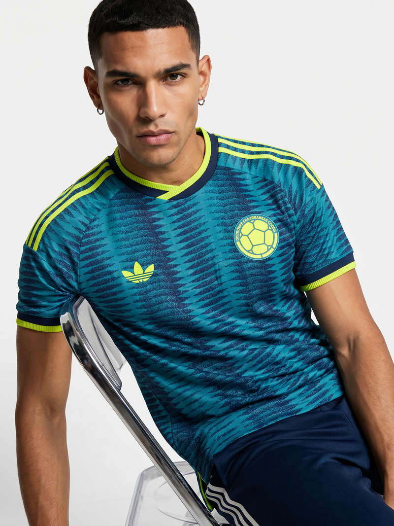 Colombia Retro Classic Away Jersey — The Cafetero Wave - Image 3