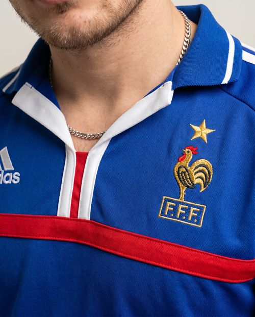France 2000 Home Retro — Euro Champions in Royal Blue
