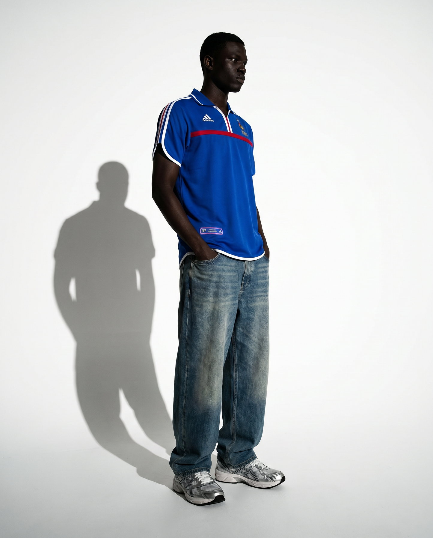 France 2000 Home Retro — Euro Champions in Royal Blue