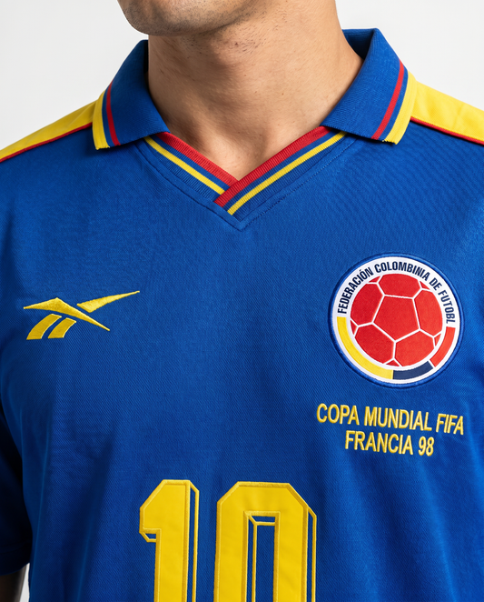 Colombia 1998 WC Away Retro — The France 98 Classic