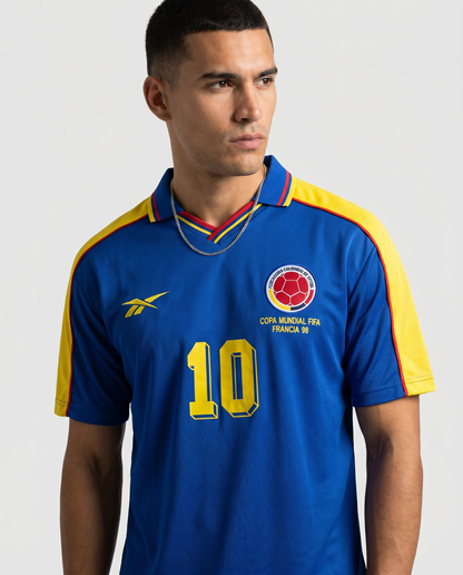 Colombia 1998 WC Away Retro — The France 98 Classic