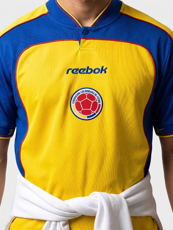 Colombia Home Retro ~1997 — The Cafetero Classic Yellow