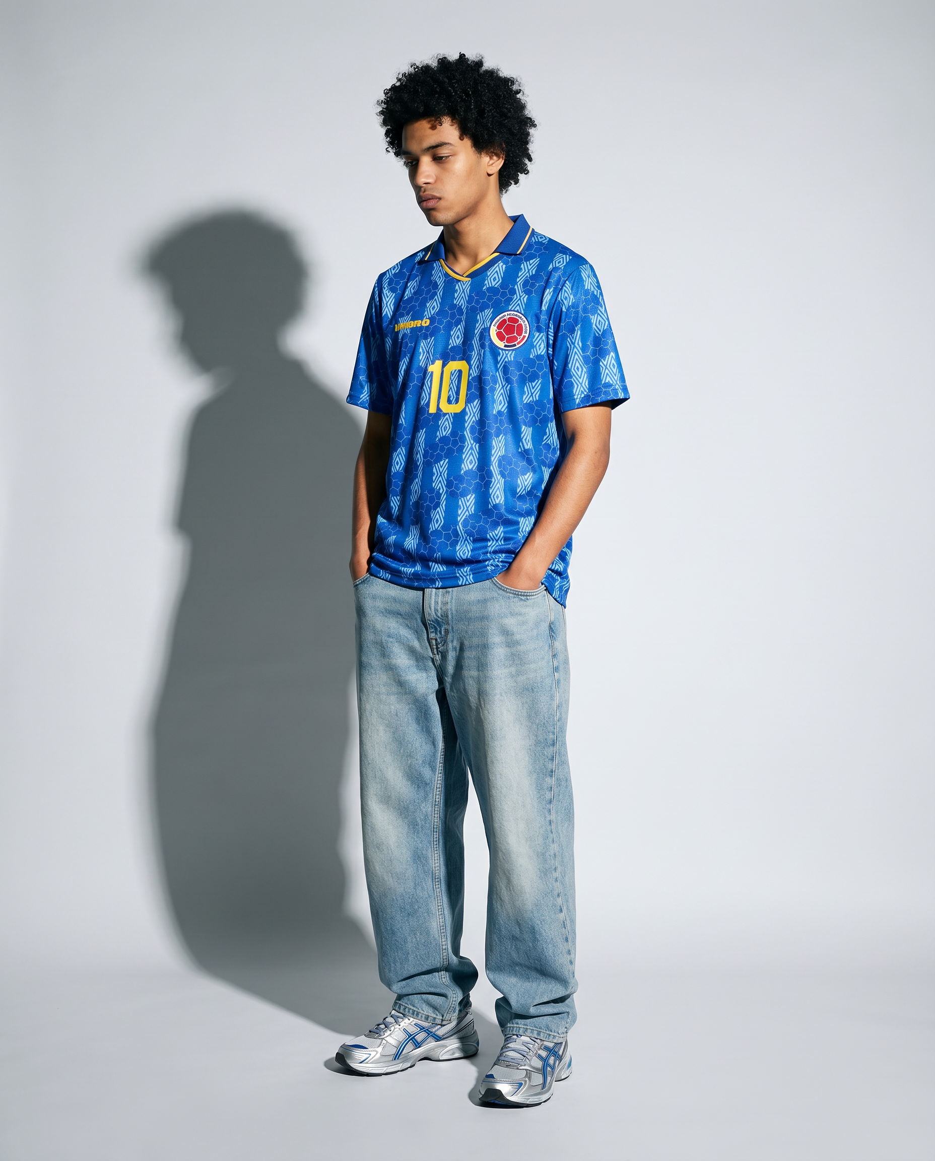 Colombia Away Retro ~1995 — The Cafetero 90s Blue - Gallery 2