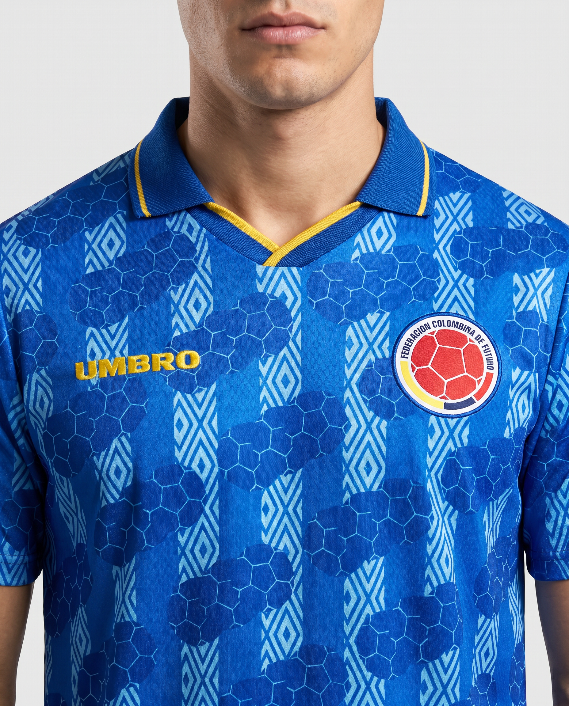 Colombia Away Retro ~1995 — The Cafetero 90s Blue - Gallery 3