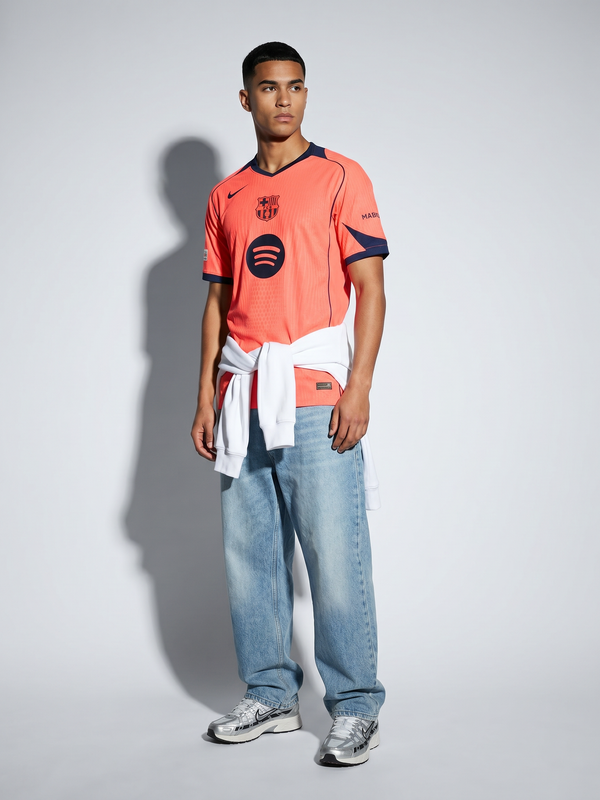 Barcelona 24/25 Third Jersey — The Blaugrana Orange Fire - Secondary