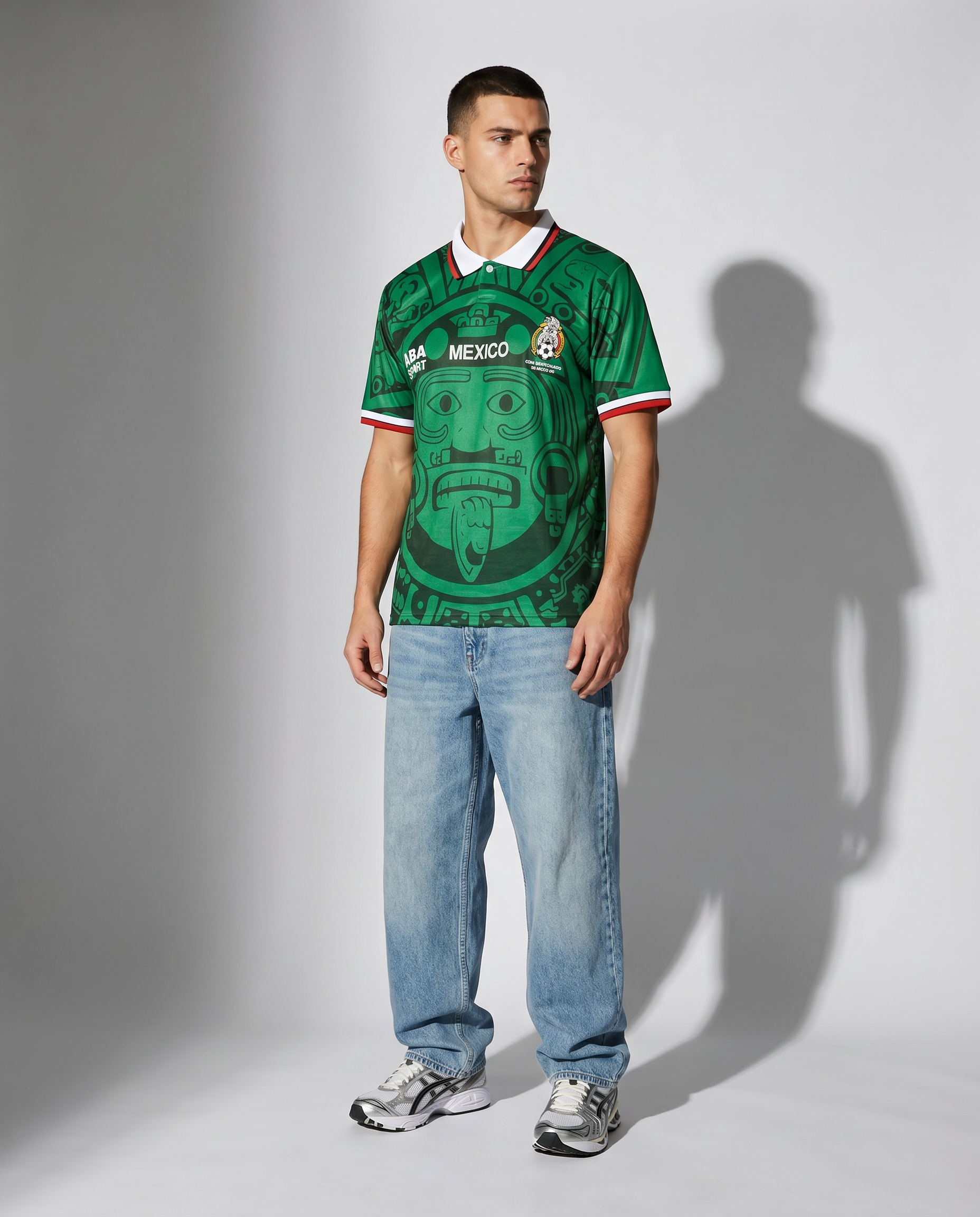 Mexico 1998 Home Retro — Aztec Sun Stone at France 98 - Gallery 2