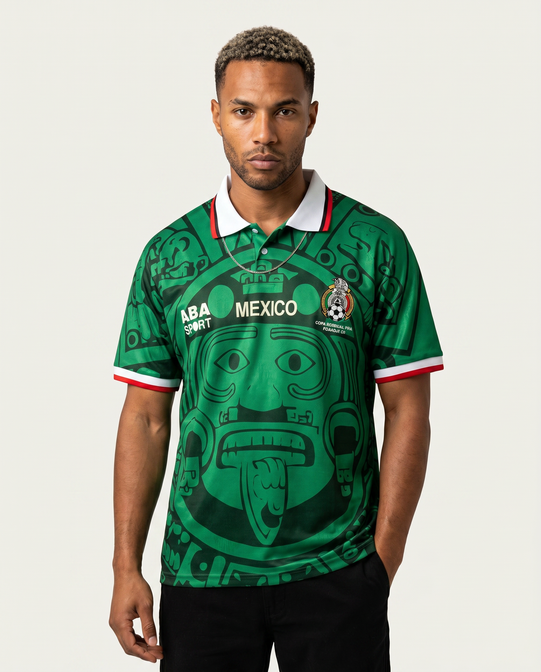 Mexico 1998 Home Retro — Aztec Sun Stone at France 98 - Gallery 1
