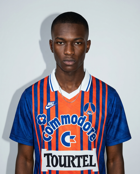 PSG 1993/94 Home Retro — Pinstripes, Paris, and Pure Nostalgia
