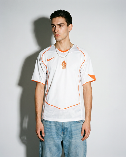 Netherlands 2004 Away Retro — The Oranje White Classic