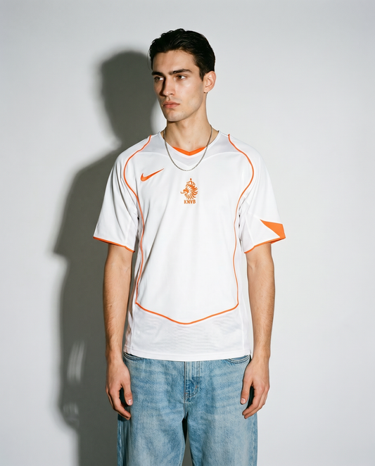 Netherlands 2004 Away Retro — The Oranje White Classic