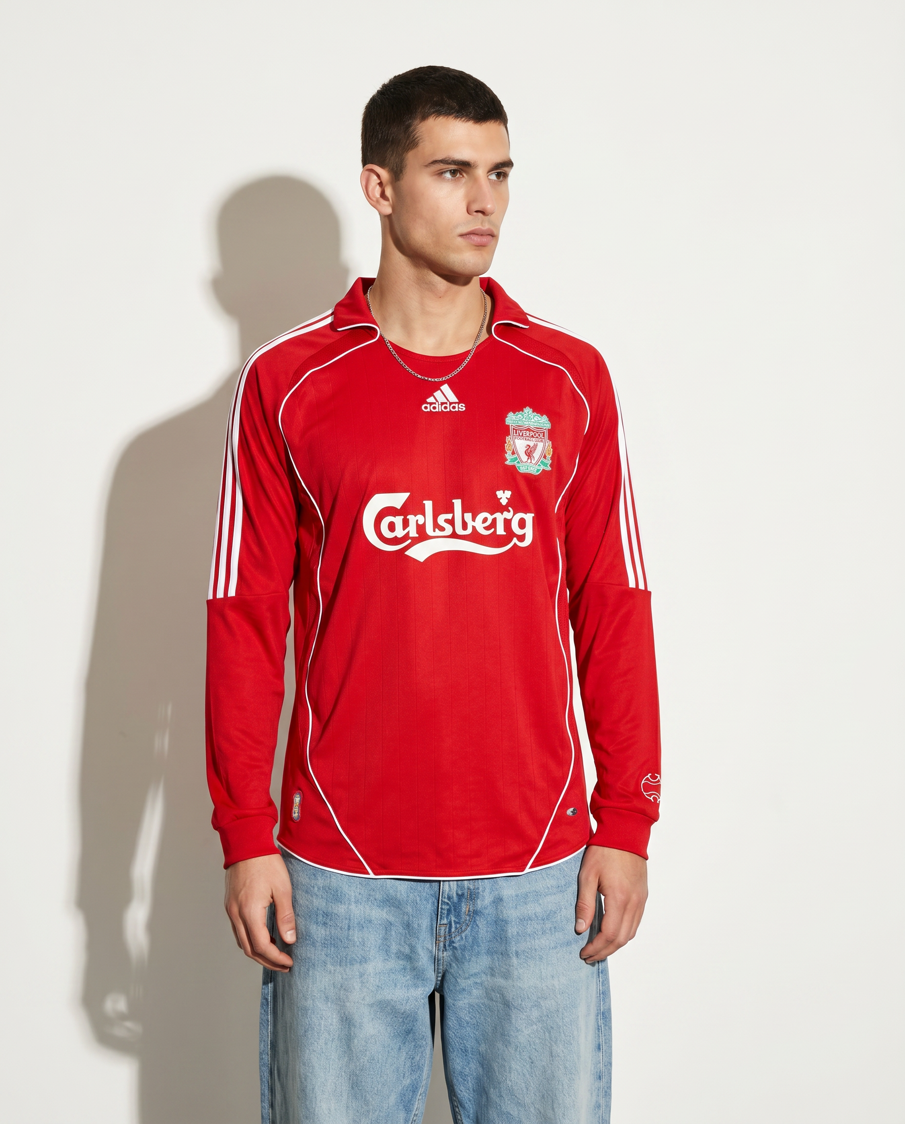 Liverpool Home Retro Long Sleeve Shirt 1993/95 - Gallery 1