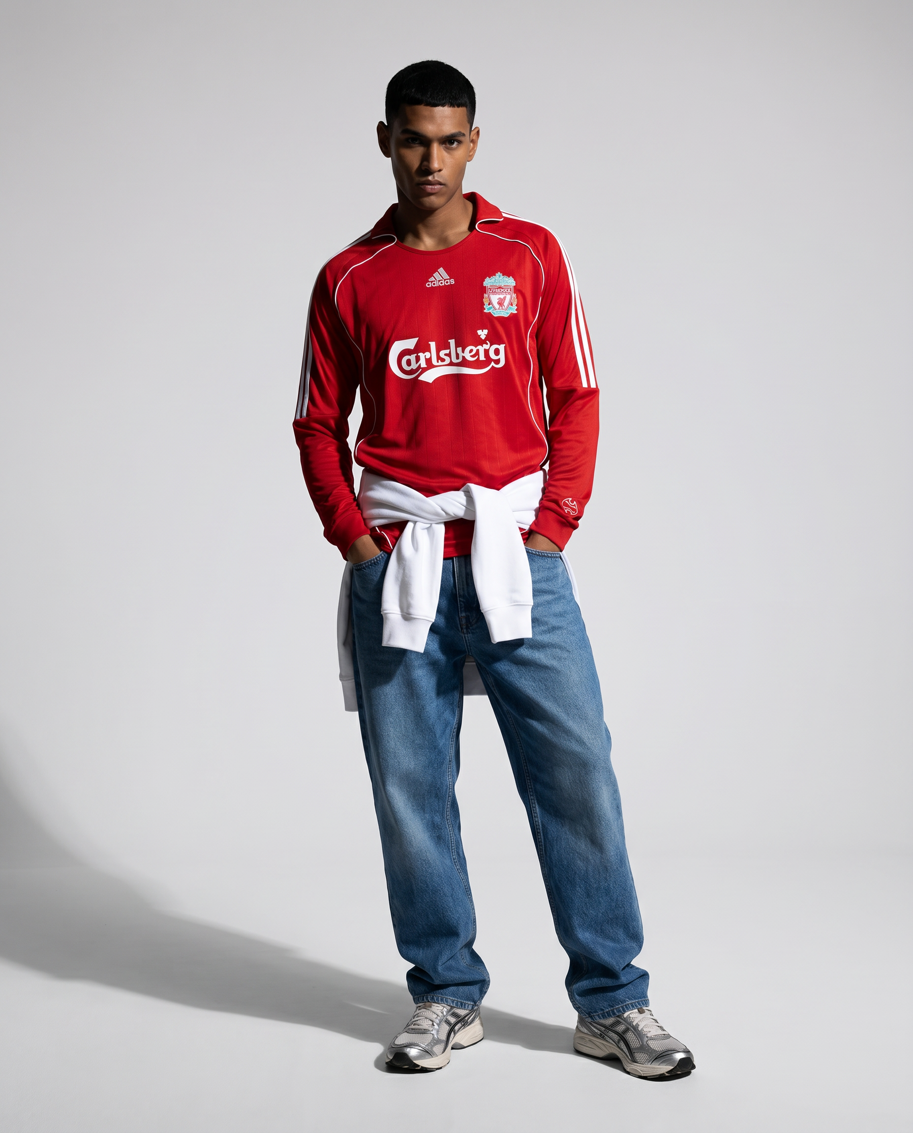 Liverpool Home Retro Long Sleeve Shirt 1993/95 - Gallery 2