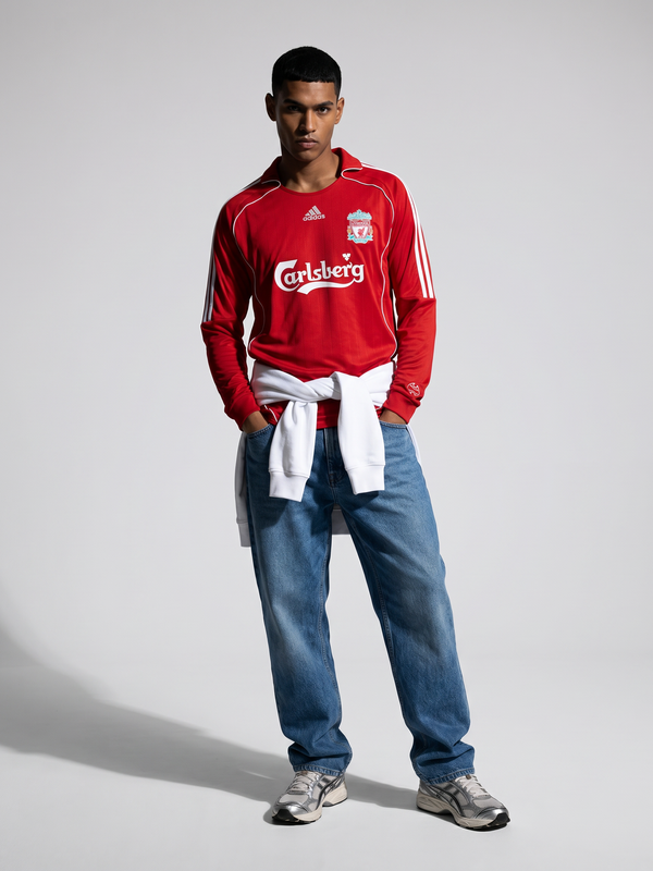 Liverpool Home Retro Long Sleeve Shirt 1993/95 - Secondary