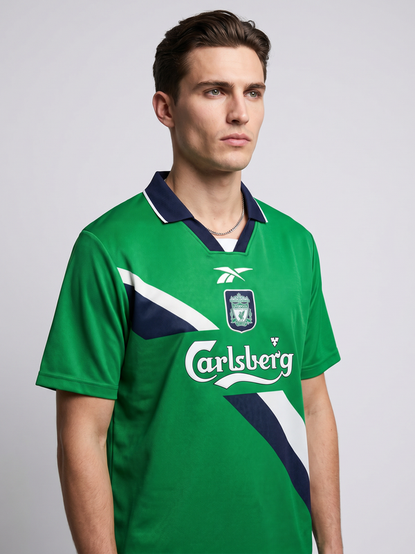 Liverpool Away Retro Shirt 1995/96 Green