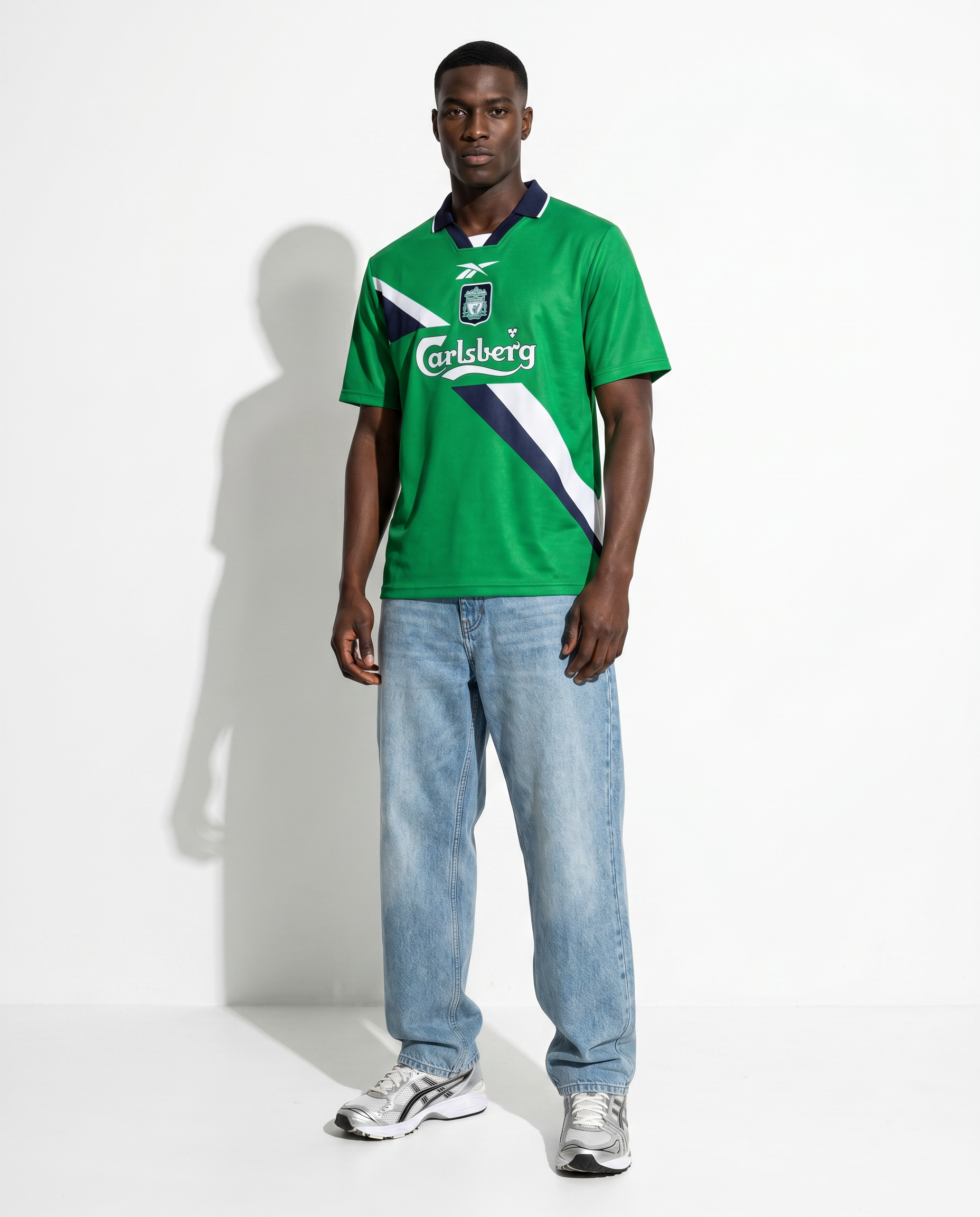 Liverpool Away Retro Shirt 1995/96 Green - Gallery 3