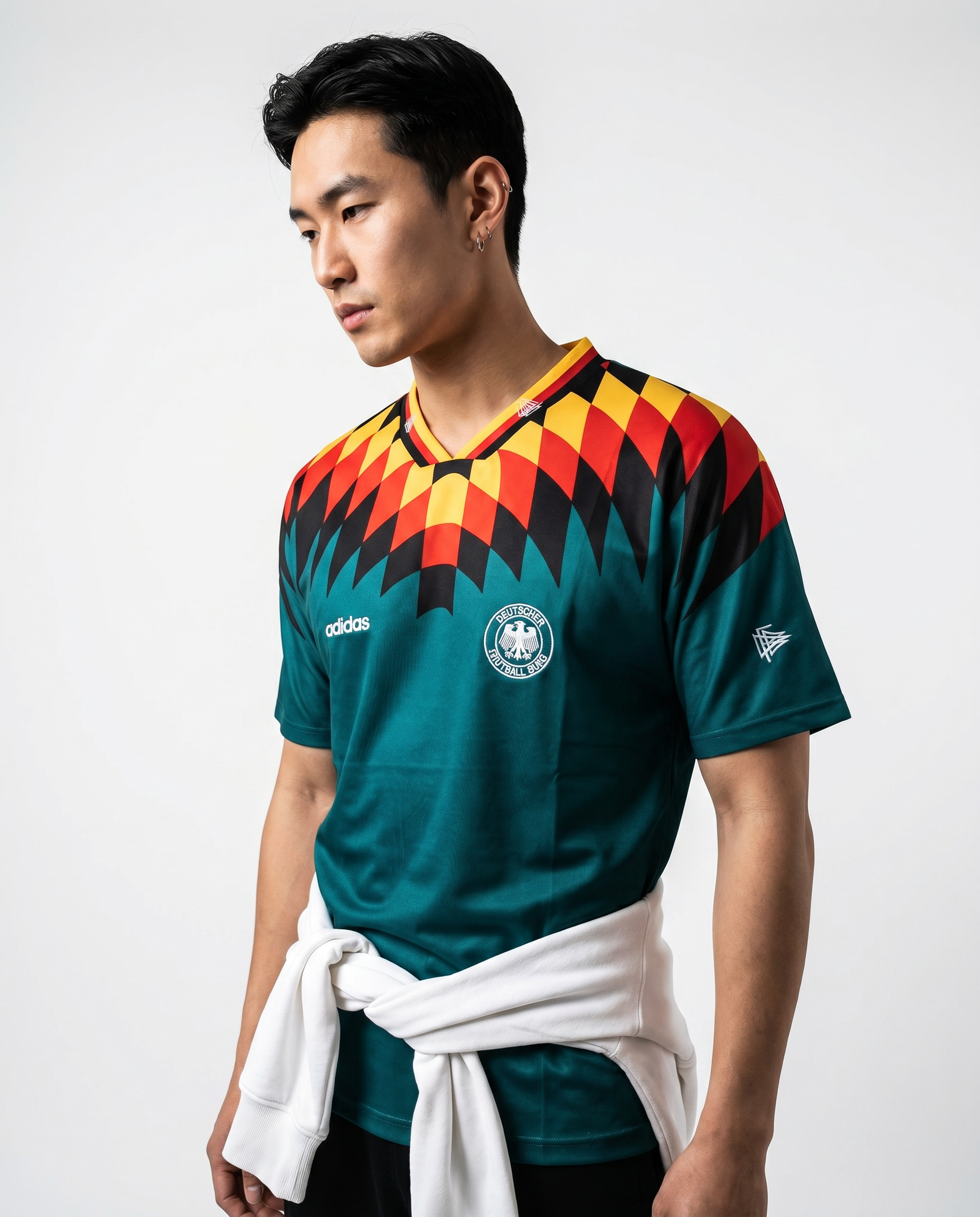 Germany 1994 Away Retro — Iconic Zigzag WC USA - Gallery 1