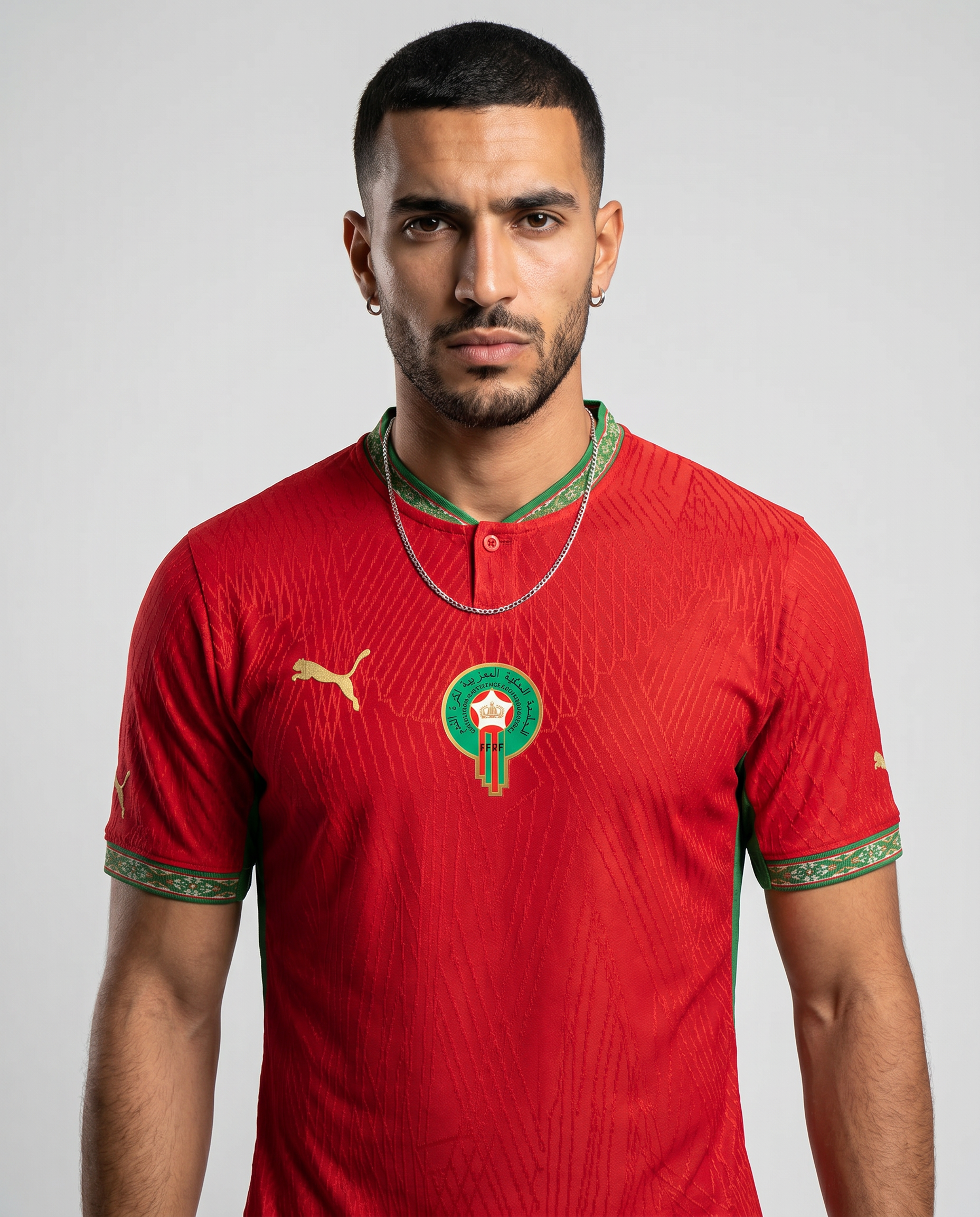 Morocco 2026 World Cup Home Jersey — Atlas Lions Roar - Gallery 1