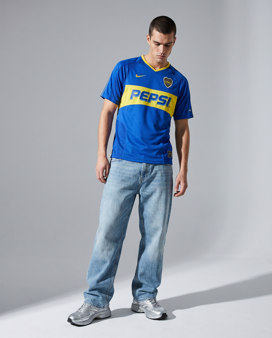 Boca Juniors 03/04 Local Retro — La Clásica Era Pepsi