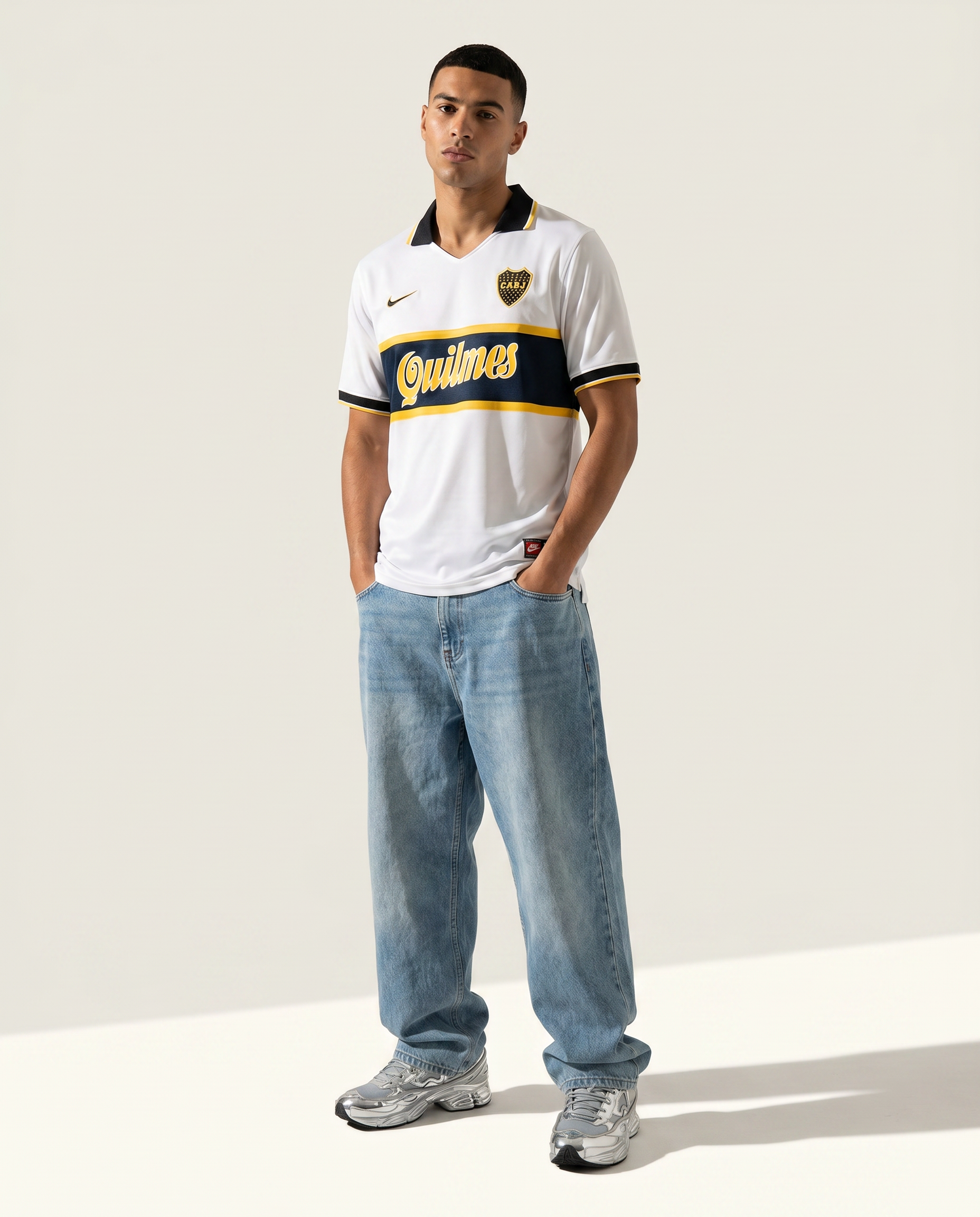 Boca Juniors 97/99 Away Retro — The Xeneize White - Gallery 3
