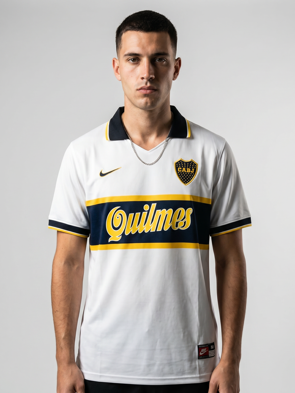 Boca Juniors 97/99 Away Retro — The Xeneize White - Secondary