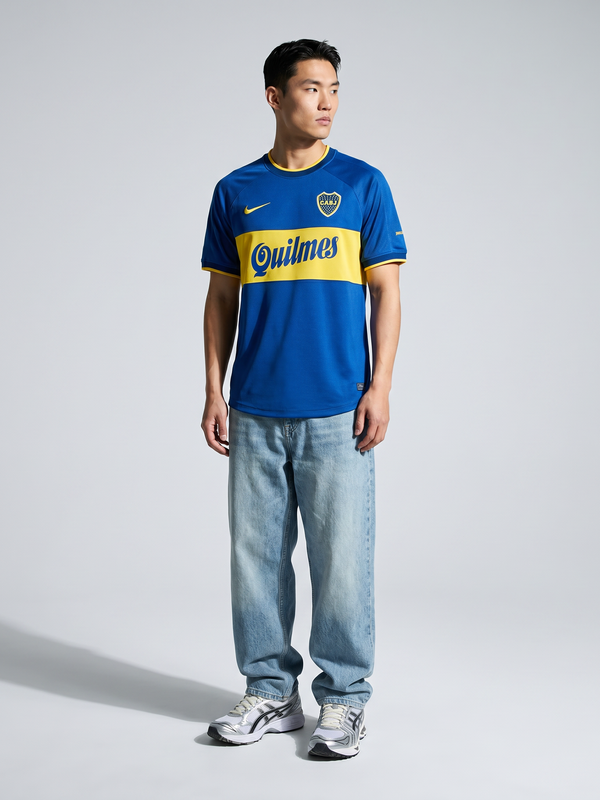 Boca Juniors 00/01 Home Retro — Copa Libertadores Dynasty - Secondary