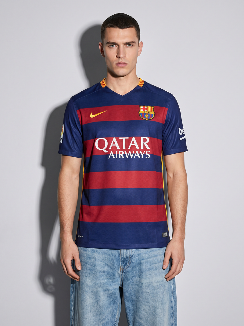 Barcelona 2015/16 Home Retro Jersey — Wide Stripes, Big Moments - Image 1