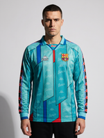 Barcelona 1996/97 Away Retro Jersey — The Teal Icon - Thumbnail 2