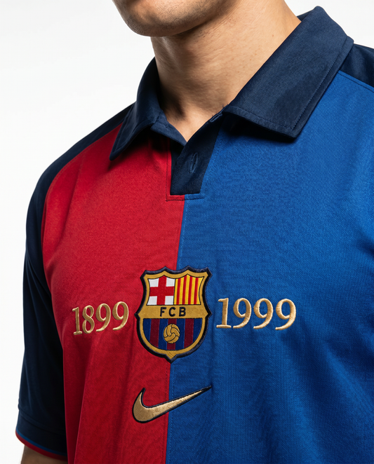 Camiseta retro del Centenario Barcelona 1899/1999 — 100 años de Barça